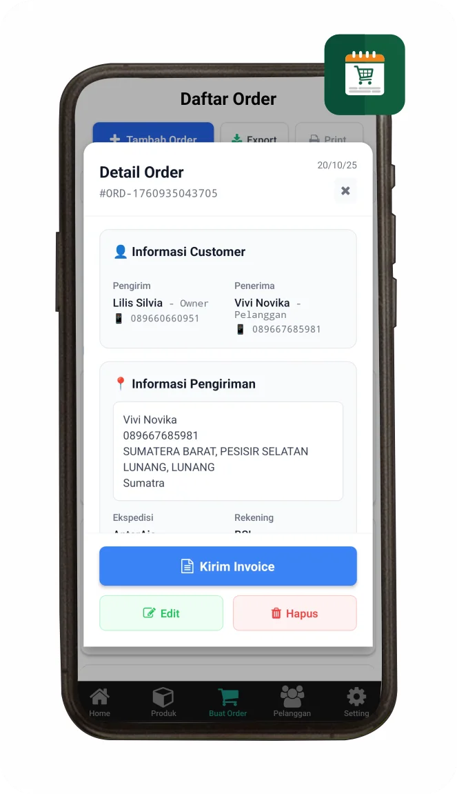 Detail Order