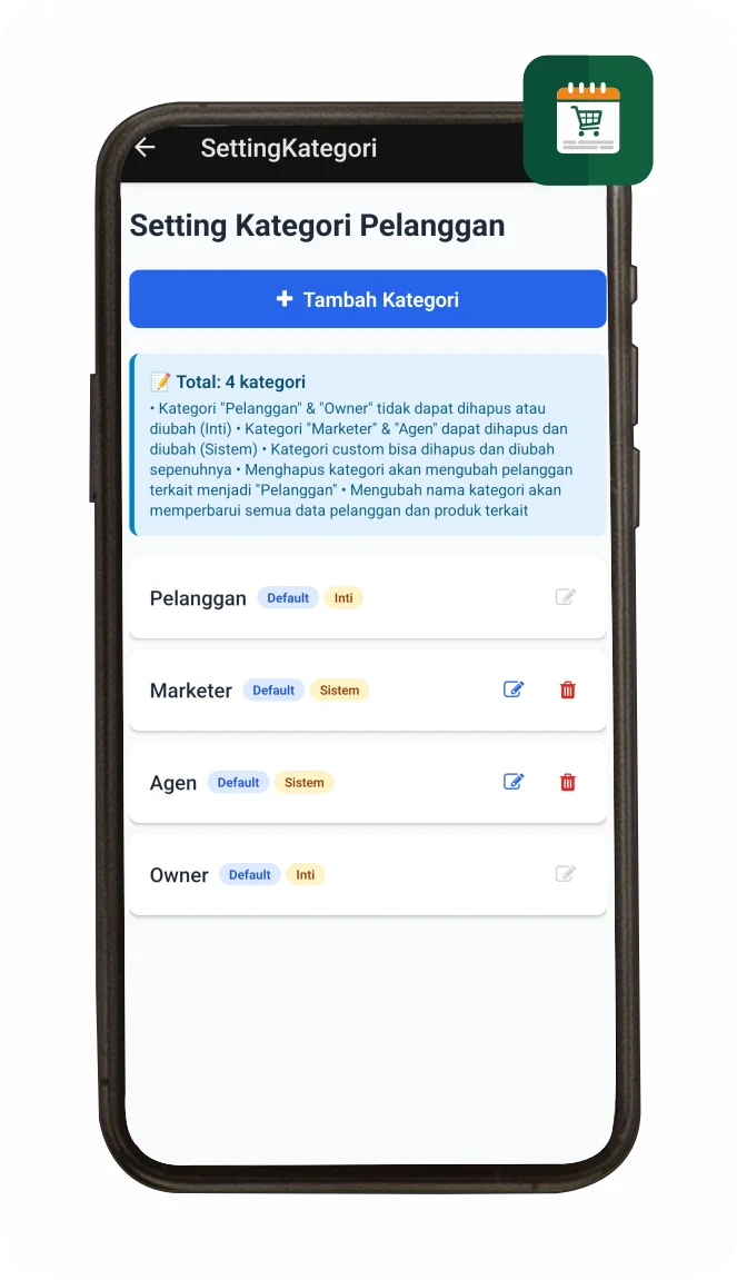 Kategori Pelanggan