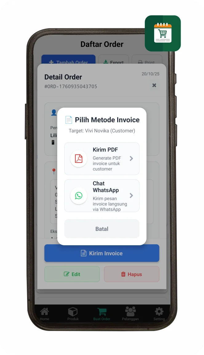 Pilihan Invoice